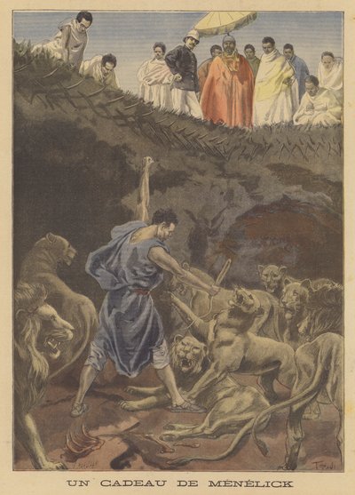Un regalo de Menelik de French School